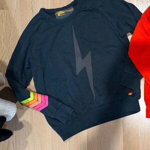 Women’s aviator nation crew neck sweatshirt size small